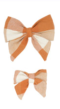 Load image into Gallery viewer, Flannel Butternut Lady Bow

