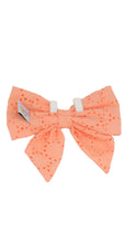 Load image into Gallery viewer, Lace Peach Lady Bow
