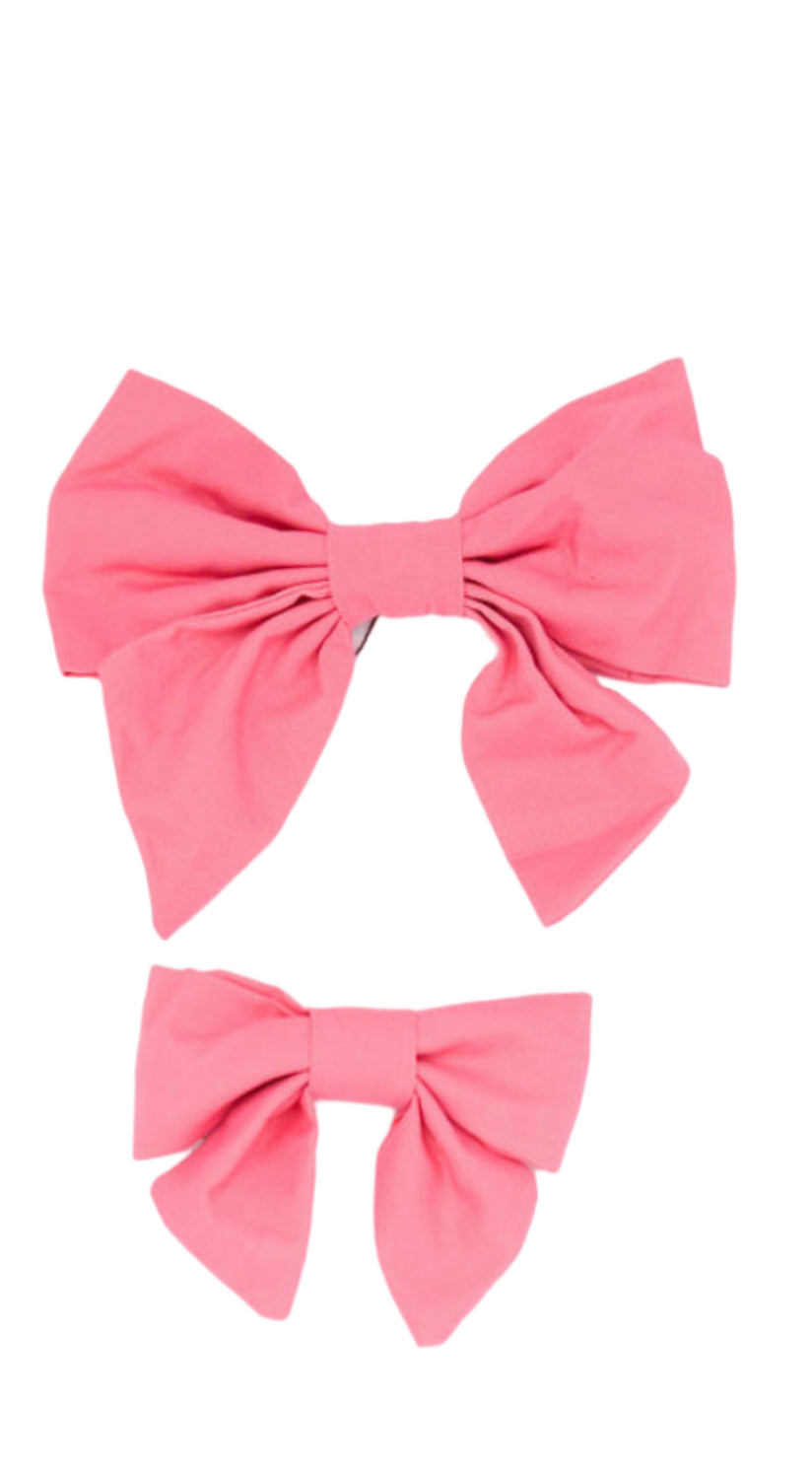 Pink Dusty Lady Bow