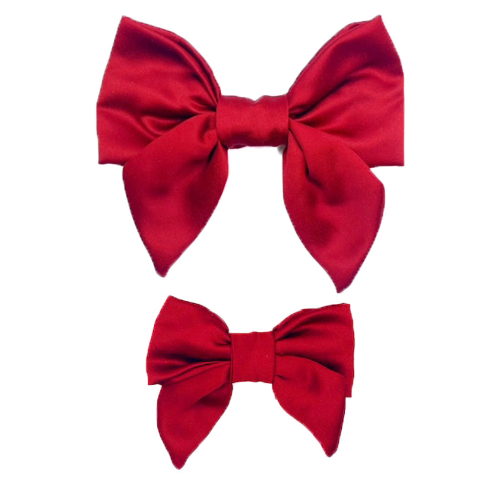 Red Apple Lady Bow