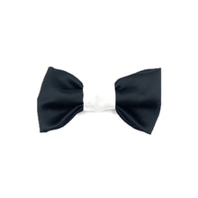 Load image into Gallery viewer, Tuxedo Black and White Bow Tie
