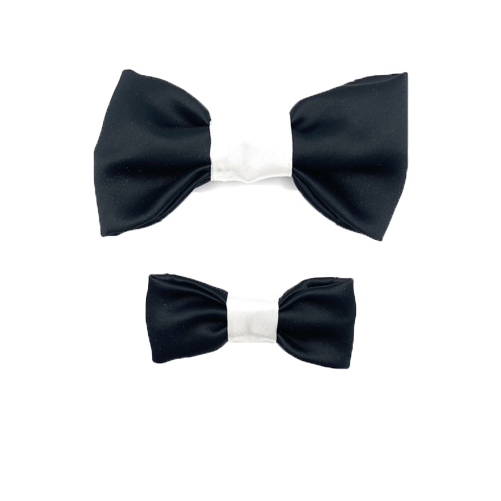Tuxedo Black and White Bow Tie
