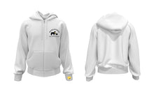 Load image into Gallery viewer, Zipper Fleece Hoodie with Dog and Cat Logo
